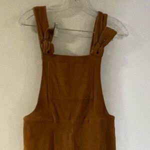 Main Strop Brown Corduroy Overalls